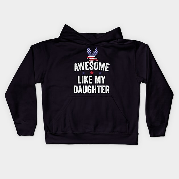 awesome daddy Kids Hoodie by Pharmacy Tech Gifts